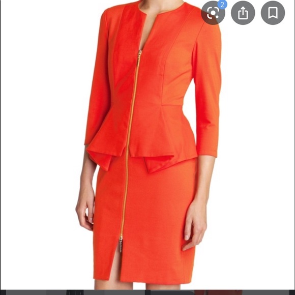 Ted Baker Peplum Jamtye Dress - Picture 1 of 5